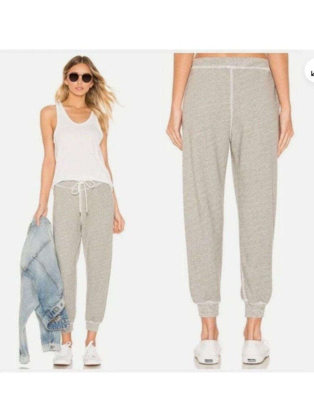 The Great. The Stadium Sweat pant Gray - Size 0